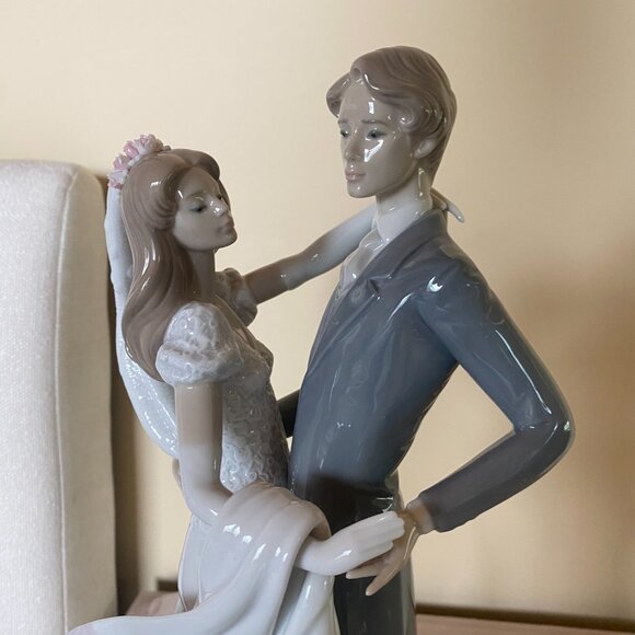 I Love You Truly Couple Figurine - LLADRO - Picture 3 of 5